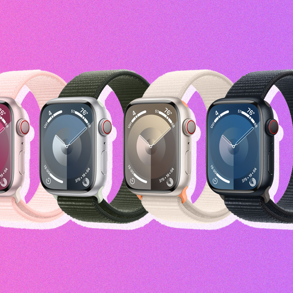 Pink iphone watch sales